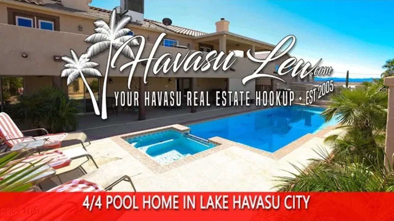 Lake Havasu 4 Bedroom Pool Home 3815 Breakwater Dr MLS 1023550