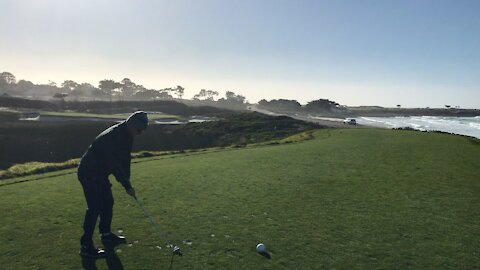 Windy Day at Spanish Bay