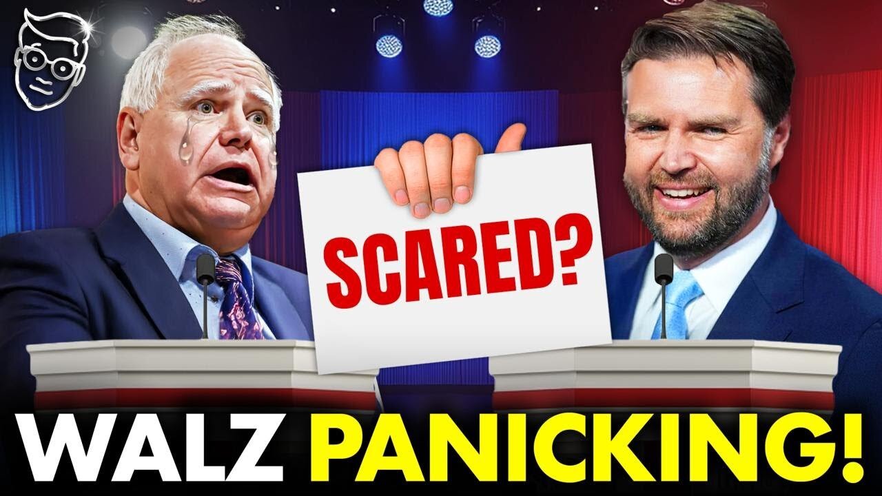 🚨CNN Report: Tim Walz Having Panic Attacks Before Vice President Debate with JD Vance | ‘He Snapped’