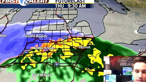 Thursday rain to snow