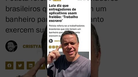 Lula diz que motorista de aplicativo usam fraldão #shortsvideo