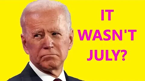 Biden GOOFS January 6th