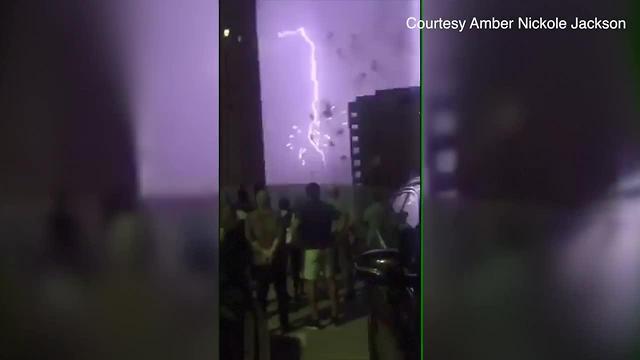 VIDEO: Lightning provides a different type of fireworks in Sarasota