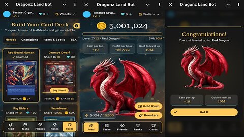 Dragonz Land Airdrop | New Dragon Unlocked Level 7 Red Dragon | Update And Collect Your Heroes