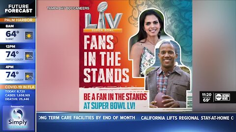 You can attend Super Bowl LV as a 'Fan In The Stand Cutout'