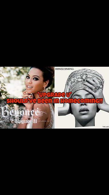 ‘Upgrade U’ should’ve been in homecoming!! beychella