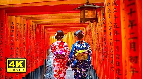 Staying and Walking in Kyoto 4K