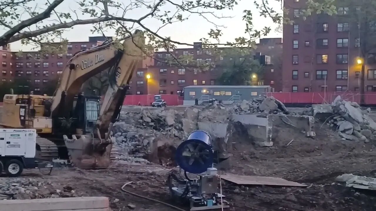Demolition and construction has started on the bromley-heath Housing Development