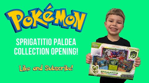 PokeMONSTER Unboxes the Most Epic Pokemon Sprigatitio Paldea Box - You Won't Believe What's Inside!