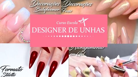 Designer de unhas { ALONGAMENTO }