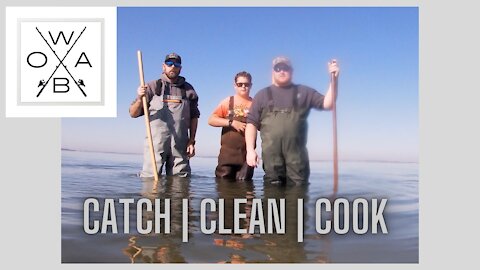 Raking Clams and making Clams Casino - Catch|Clean|Cook