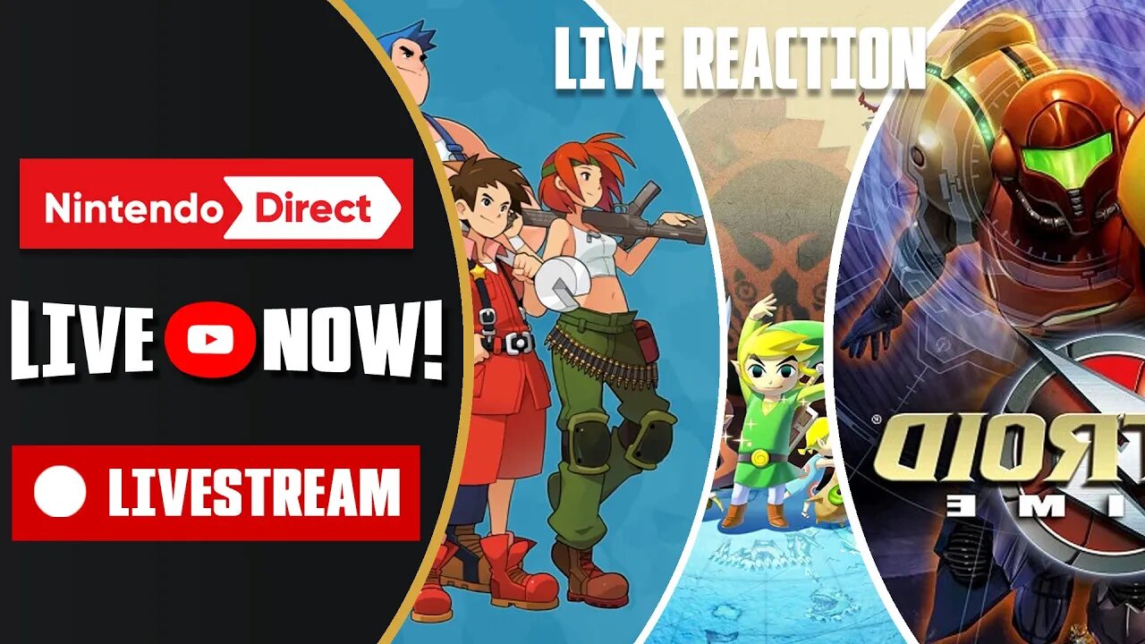 🔴Live- Nintendo Direct Live Reaction! w/Disbearity - WindWaker/Twilight Princess? AWs 1+2 Bootcamp