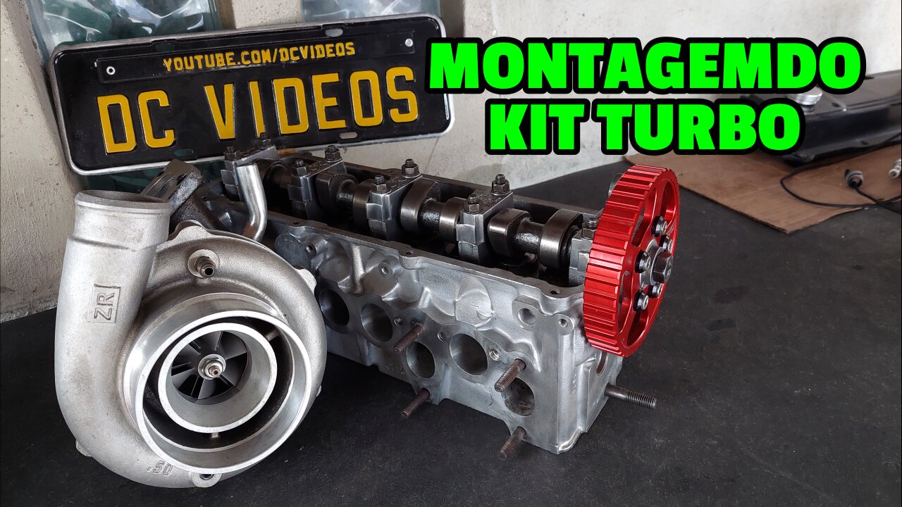 MONTAGEM DO CABEÇOTE E KIT TURBO DA PARATI 1.9 TURBO
