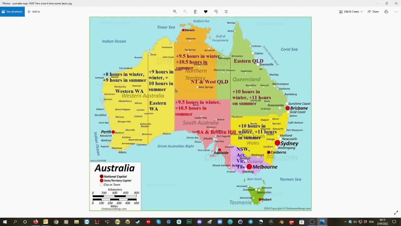 Daylight Saving should be in all of Australia with 4 time zones