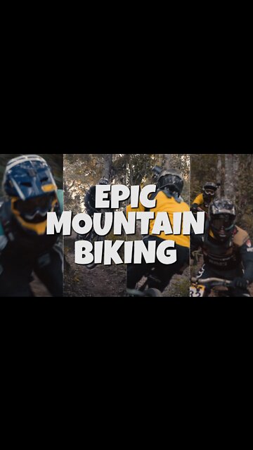 EPIC MOUNTAIN BIKING OUT IN THE FOREST