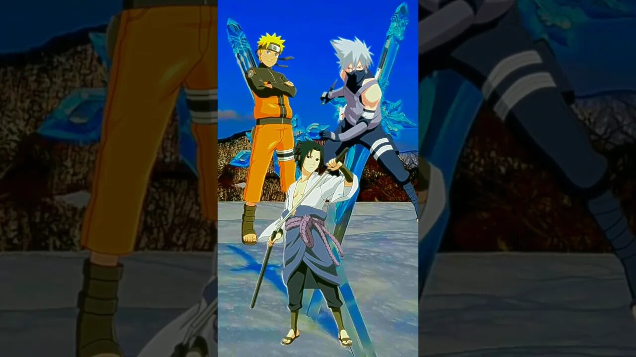 Naruto VS Sasuke VS Kakashi - WHO IS STRONGEST??.#shorts