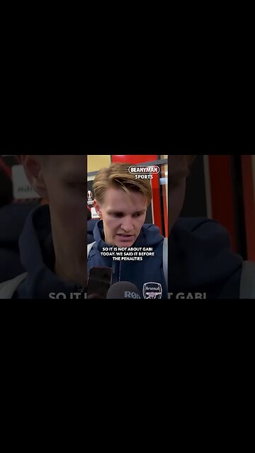 'We win and lose together! It's not about Gabi. We said it before the penalties!' | Martin Odegaard