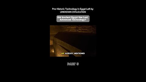 Did Ancient Egypt Use Lost Advanced Technology?
