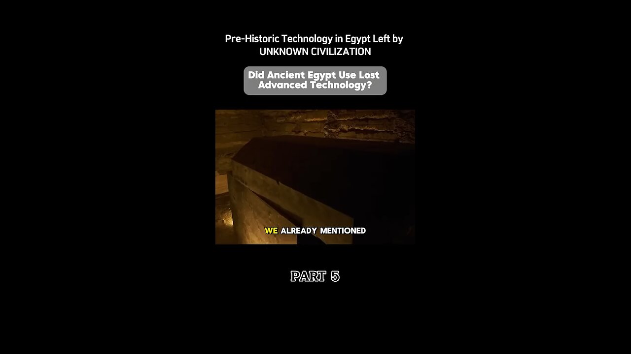 Did Ancient Egypt Use Lost Advanced Technology?