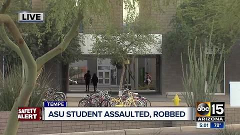 ASU student assaulted and robbed by four armed men