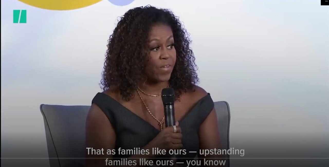 Michelle Obama preached racism - White Flight- ‘You’re Still Running’