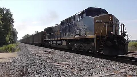 CSX C318 Loaded Coal Train from Sterling, Ohio August 11, 2023