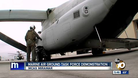 Marine Air Ground Task Force demonstration