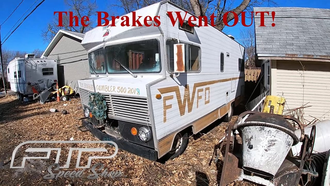 1972 Winnebago Brave Gambler 500 No Brakes