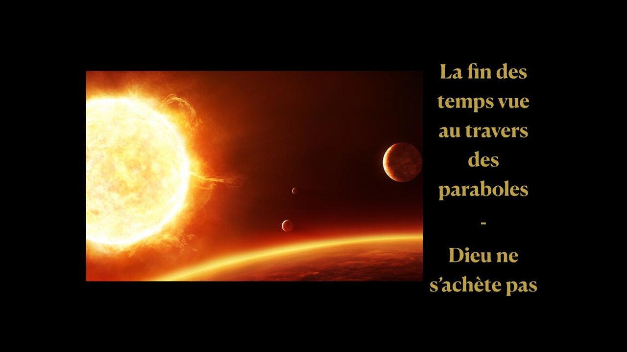 La fin des temps vue au travers des paraboles - Le jeune homme riche