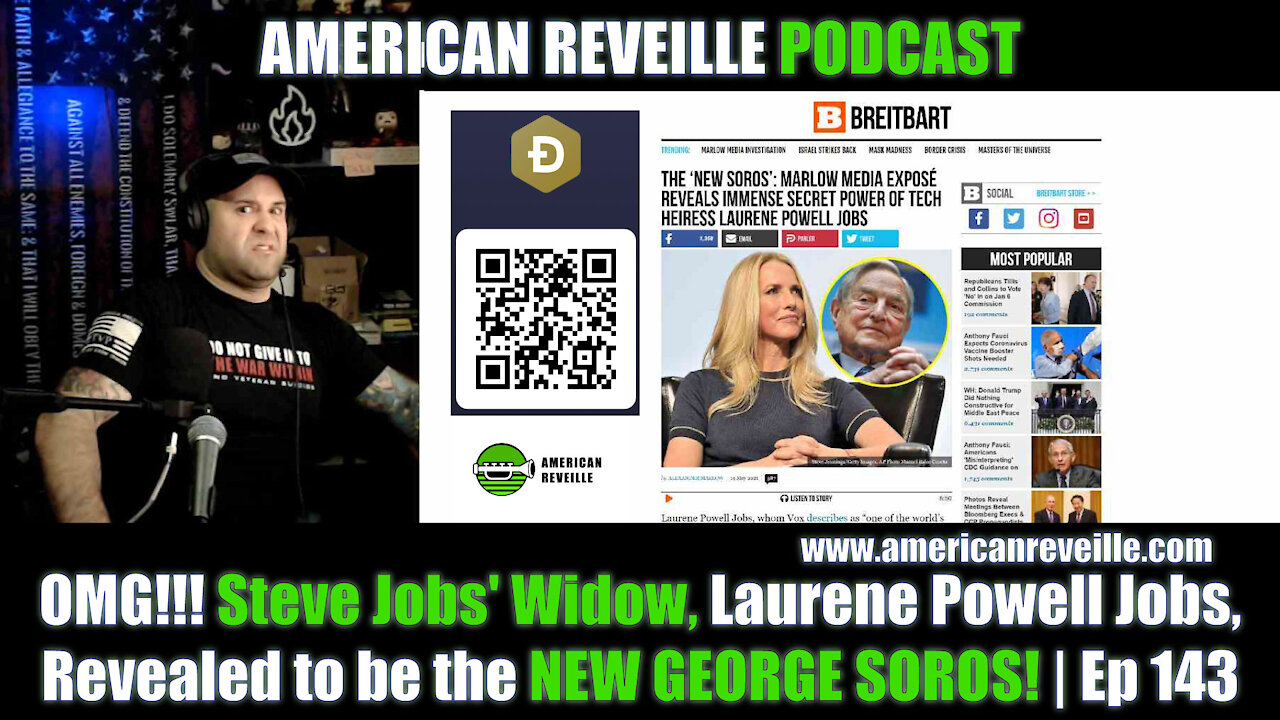 OMG!!! Steve Jobs' Widow, Laurene Powell Jobs, Revealed to be the NEW GEORGE SOROS! | Ep 143