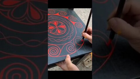 Freehand Painting 🎨🖌️ #shorts #Tiktok #Abstract painting