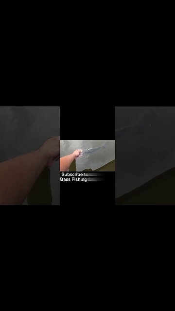 Slow Motion Bass Release Video #onlyfins #shorts #fyp #bassfishing