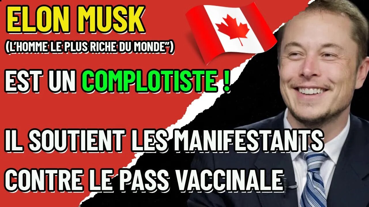 Elon Musk se range aux côtés des camionneurs canadiens du « convoi de la liberté »