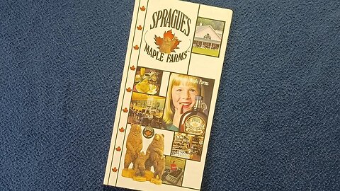 MEDIA REVIEW : SPRAGUE'S MAPLE FARMS Tourist Flyer, Portville, NY