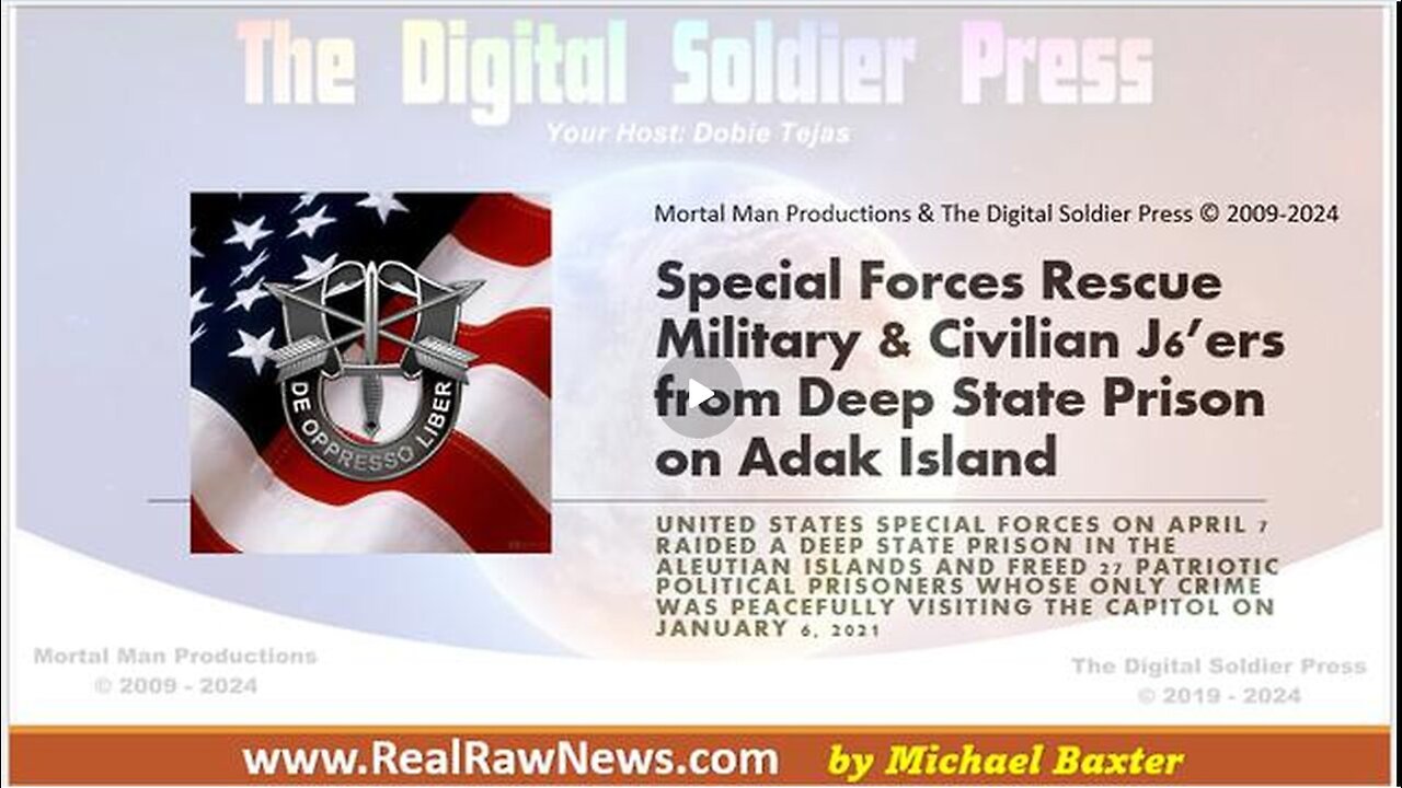 SPECIAL FORCES RESCUE MILITARY AND CIVILIAN J6ERS FROM DEEP STATE PRISON