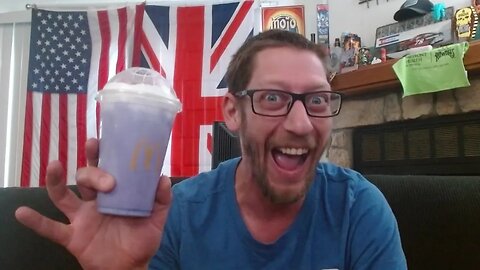 Lactose Intolerance Man Tries the Grimace's Birthday Milkshake from McDonalds