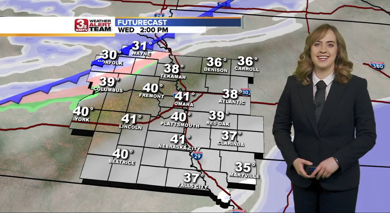 Audra's Afternoon Forecast