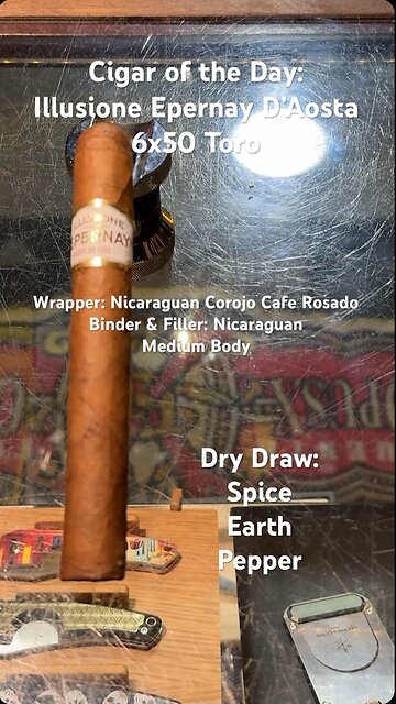 llusione 10th Anniversary Epernay D’Aosta 6x50 Toro #Short #Shorts #CigarOfTheDay