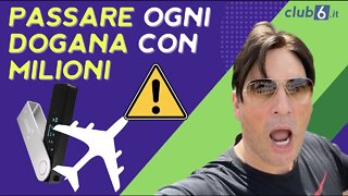 COME ATTRAVERSARE QUALSIASI DOGANA CON MILIONI | Vlog Club6 Morris Crypto | Ledger Wallet Italia