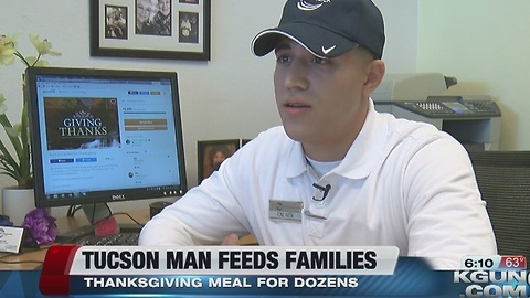 Local man feeds 20 families this Thanksgiving