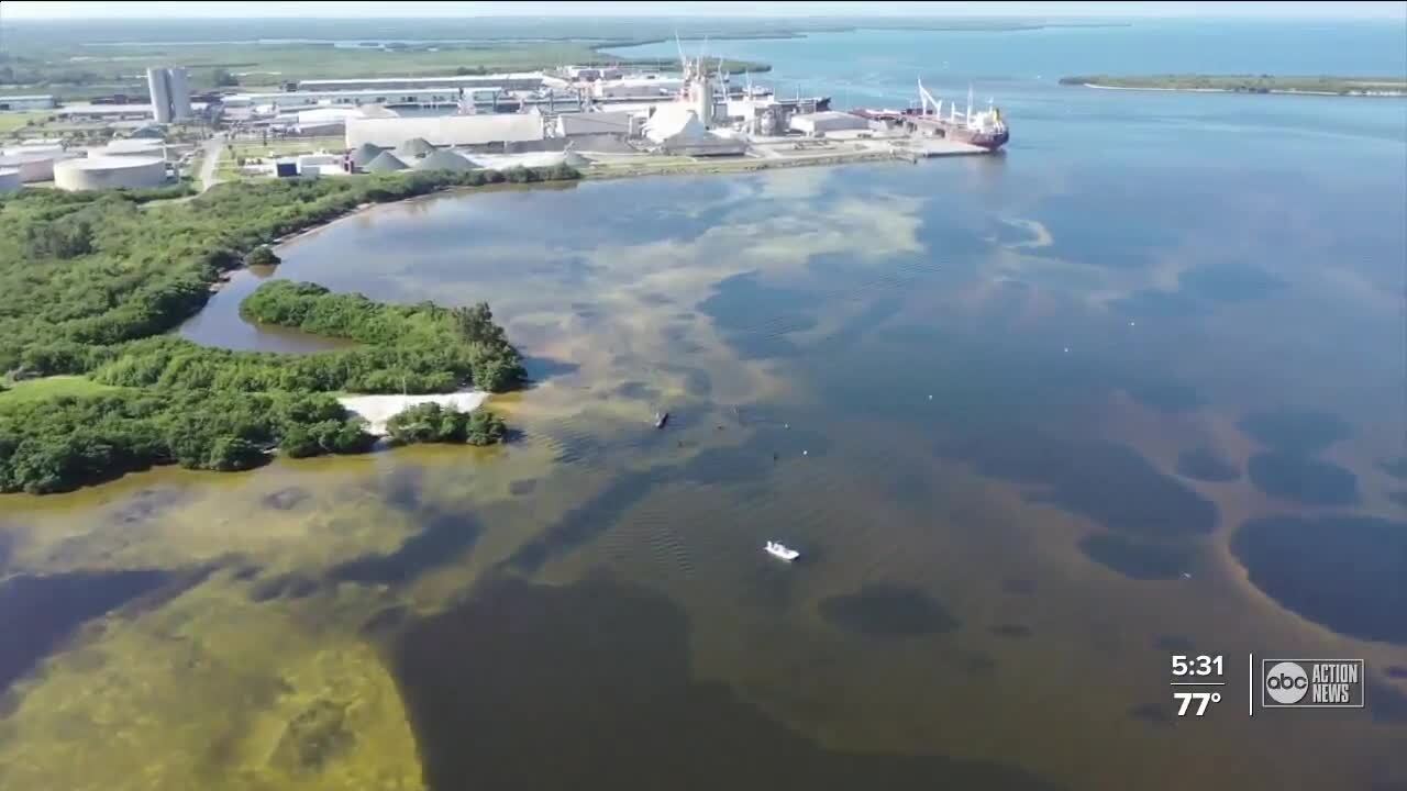 USF researchers develop new ways to track Piney Point leak