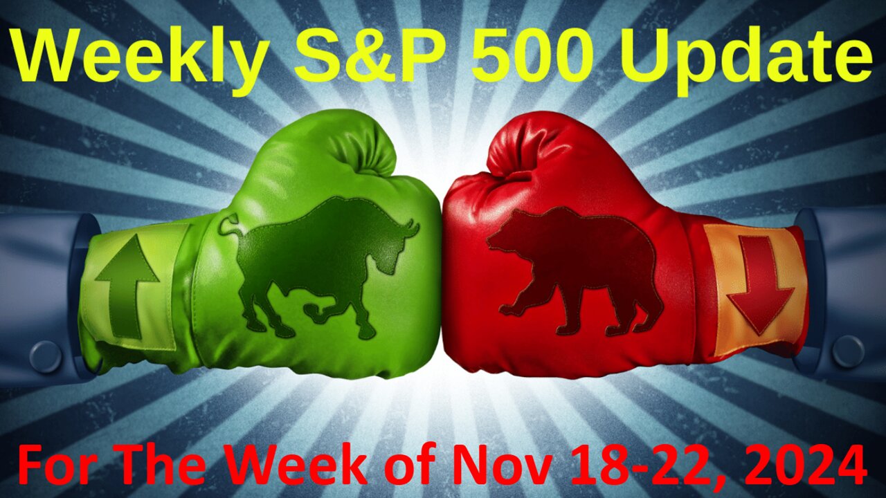 S&P 500 Weekly Market Update for Monday Nov 18-22, 2024