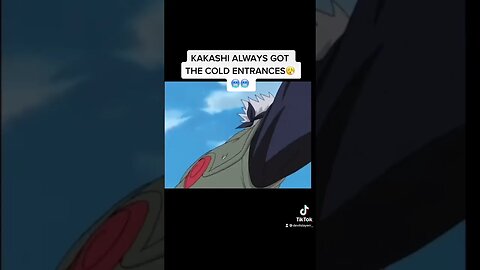 Kakashi really comes in at the perfect time🐐 #kakashi #naruto #shorts