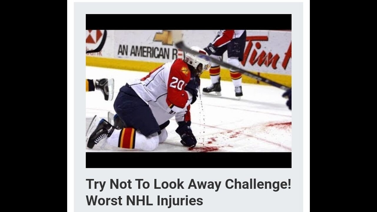 9 Worst hockey injuries in 90 seconds