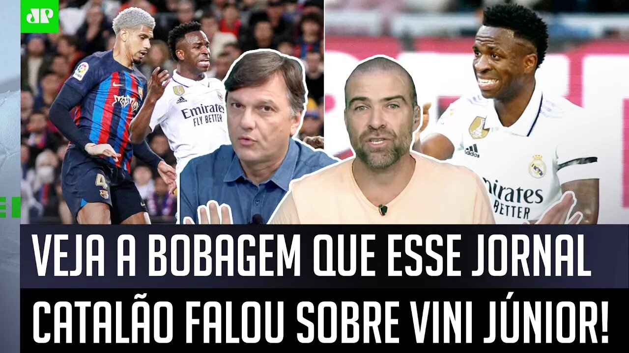 FALOU UM ABSURDO! "ISSO É UM LIXO! NÃO DÁ!" Jornal POLEMIZA sobre Vinicius Júnior e é CRITICADO!