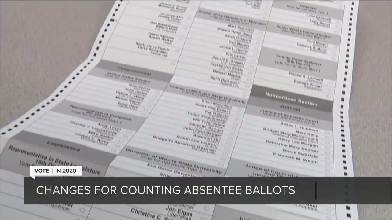 Gov. Whitmer signs bill allowing clerks to begin processing absentee ballots before Election Day