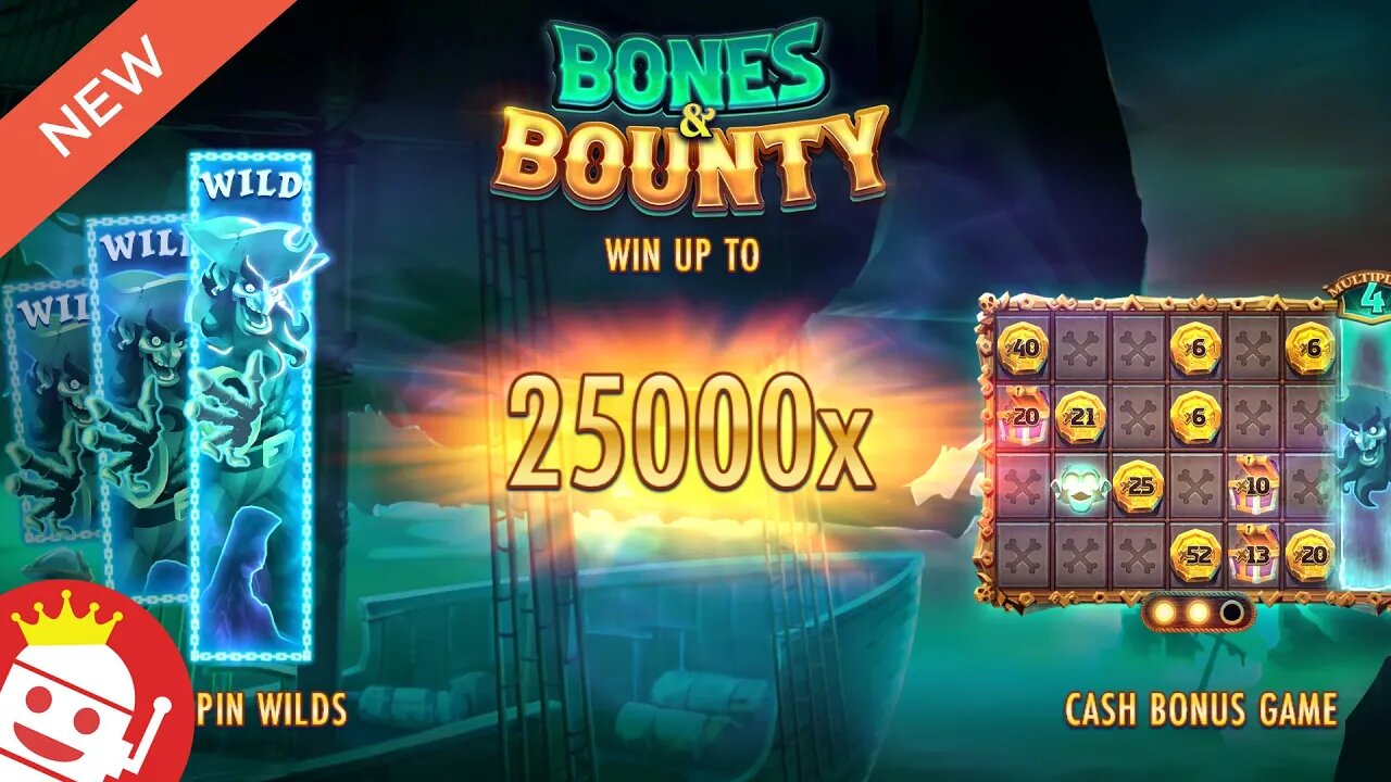 BONES & BOUNTY 💥 (THUNDERKICK) 🔥 NEW SLOT! 💥 FIRST LOOK!