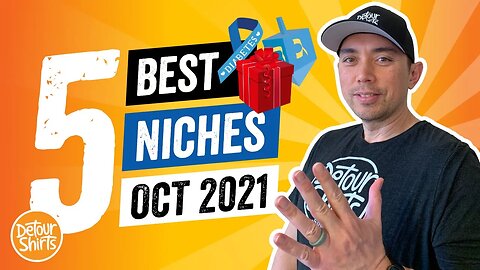 Top 5 Print on Demand Niches for October 2021 🔥 Use for Better Traffic & Increase Sales for FREE