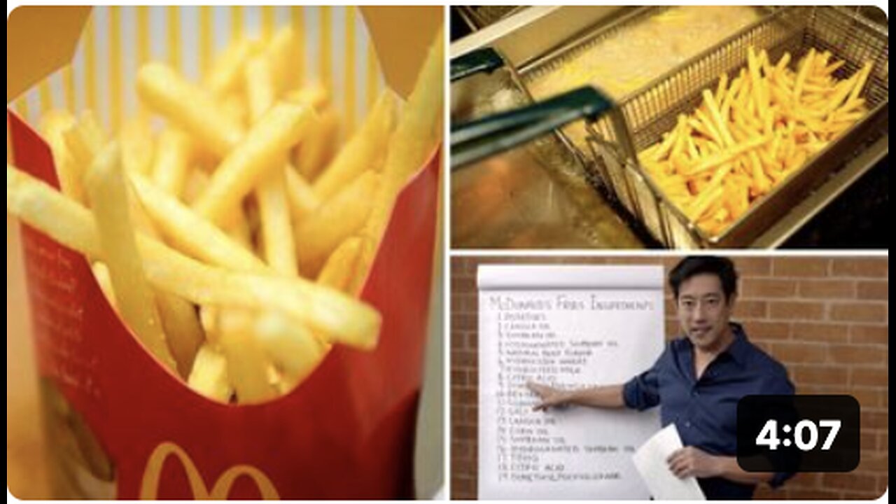 When You Find Out What is in McDonalds French Fries, You Will Be Shocked!