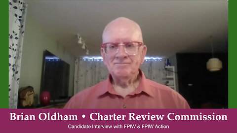 Brian Oldham Charter Review Commission District 2 candidate